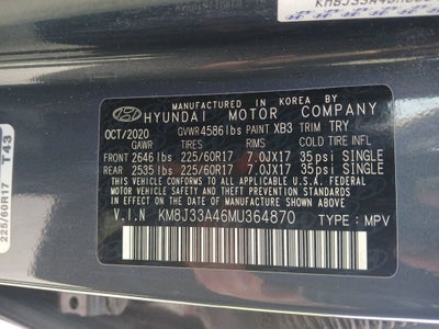 2021 Hyundai Tucson Value