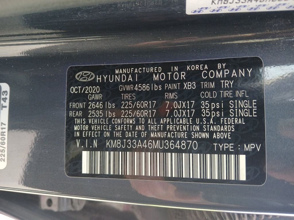 2021 Hyundai Tucson Value